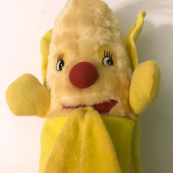 Vintage Corn Plush Anthropomorphic Stuffed Toy Caravane - Picture 16 of 16